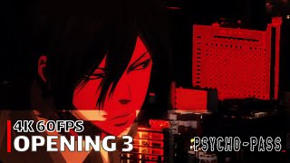 PsychoPass  Opening 3 【Enigmatic Feeling】 4K 60FPS Creditless  CC [upl. by Eceerehs]