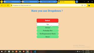 Dropdown component by reactjs [upl. by Flinn]