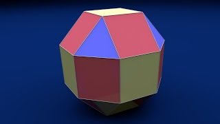 Solid Shapes And Their Nets Rhombicuboctahedron  Ромбокубоктаедр  Ромбокубоктаэдр [upl. by Sanchez169]