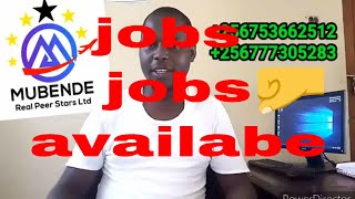 AVAILABLE JOBS IN UGANDA NILEVIBESMEDIA [upl. by Nnylrac]