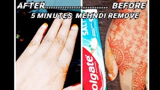 how to remove mehndi from hands quickly new hack to remove mehndi [upl. by Eicirtap955]