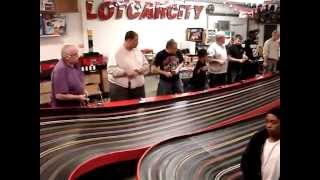 Slot Car Racing at Slot Car City  quotGr10 GT1 Slot Carsquot [upl. by Wiskind]