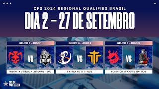 CFS 2024 Regional Qualifiers Brasil  Dia 2  CrossFire CF [upl. by Adriene947]