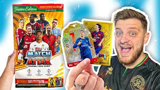 NEW FESTIVE EDITION MATCH ATTAX COUNTDOWN CALENDAR OPENING Messi Gold Edge Edition [upl. by Noislla]