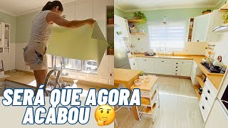 FIZ MAIS UMA TRANSFORMAÇÃO NA COZINHA COMO FICOU LINDA ANTES E DEPOIS [upl. by Englis753]