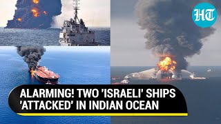 Houthi Attack In Indian Ocean Two Israeli Ships Targeted After Arouris Killing  Report [upl. by Haman]