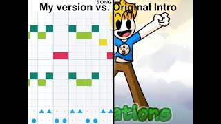 My version of Haminations intro vs Original Intro [upl. by Drue]