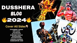 DUSSEHRA BLOG 🔥2024🔥  Venom Wala Ravan☠️🔥 Ravan Dahan 2k24 blog [upl. by Gotthelf]