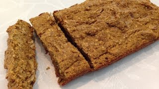 Healthy Pumpkin Banana Nut Bread Recipe  HASfits Gluten Free Bread Recipes  Pumpkin Bread Banana [upl. by Sidnac]