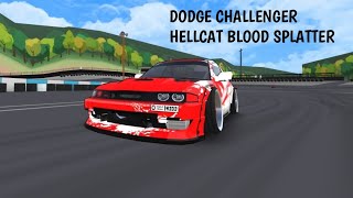 FR LEGENDS code livery Dodge challenger hellcat blood splatter [upl. by Enrico]