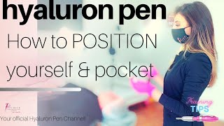 How to POSITION yourself during a hyaluron pen procedure TRAINING TIPS [upl. by Jsandye]