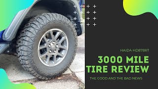 Haida HD878RT Tire Review [upl. by Jillie301]