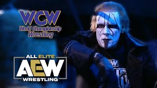 Sting AEW Debut With WCW Theme Song [upl. by Ravel]