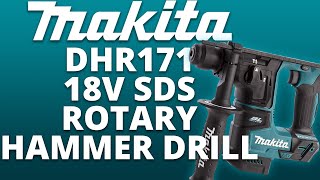 Makita DHR171 18v SDS Rotary Hammer Drill  Toolstop Showcase [upl. by Terrag229]