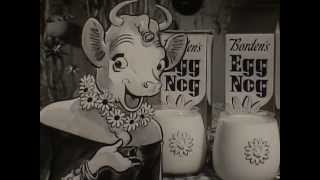 Borden Dairy Company  Egg Nog  The Holiday Party  Vintage Commercial  1950s  1960s [upl. by Krasnoff]