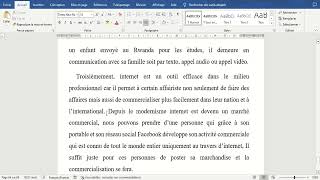 Cours dissertation Texte argumentatif et correction niveau 1er terminal Bac GAB CI SEN [upl. by Eelrac]