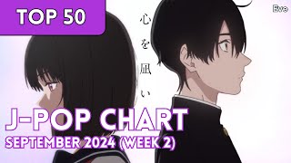 TOP 50 JPop Songs Chart  September 2024 Week 2  New Songs [upl. by Woodcock]