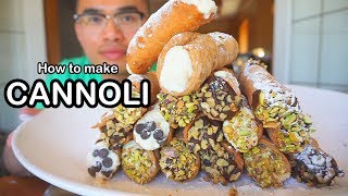 How to make CANNOLIS [upl. by Wolsky]