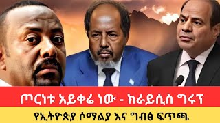 ጦርነቱ አይቀሬ ነው  ክራይሲስ ግሩፕ [upl. by Tedda]