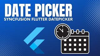 Date Picker  Flutter  Syncfusion flutter datepicker [upl. by Vittoria]