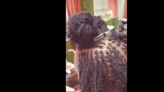 ORGANIK NORDAZ LLC  sisterlocks Extensions Nordaloc System VLOG NATURAL HAIR [upl. by Ylrebmic]