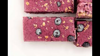 Frozen Blueberry Breakfast Bars [upl. by Zoila916]