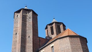 Memmingen Bayern Geläute der Stadtpfarrkirche zum hl Josef [upl. by Sutelc]