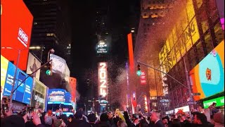 Full NYC Times Square New Years Eve BallDrop amp Countdown 2024 [upl. by Paine]