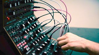 Moog SemiModular Session Mother32 DFAM and Subharmonicon Dark Techno Generative Sequence [upl. by Refinnaej900]