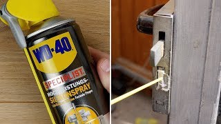 Quietschende Türen Türgummi am Auto pflegen amp vieles mehr SILIKONSPRAY von WD40  Anwendungen [upl. by Arundel]