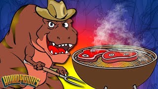 Dinosaur Battle Songs  Meat Eaters  Giganotosaurus and Tyrannosaurus Dinosaur Songs by Howdytoons [upl. by Ylim690]