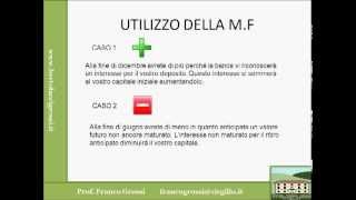 MATEMATICA FINANZIARIA LEZIONE 1 [upl. by Liman]