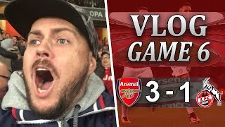 ARSENAL 3 v 1 FC COLOGNE  THE EUROPA LEAGUE IS OURS LOL  MATCHDAY VLOG [upl. by Wandy]