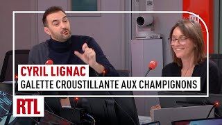 Cyril Lignac  Galette croustillante aux champignons [upl. by Zingale]