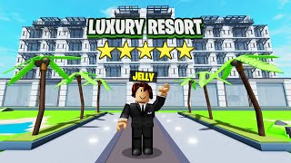 I Opened 5 STAR LUXURY RESORT In Roblox Resort Tycoon [upl. by Troxell]