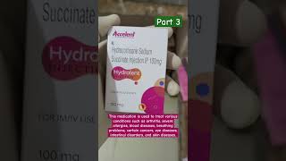 hydrocortisone sodium succinate injection uses in hindi medicalstudent mbbs trending nursing [upl. by Al]