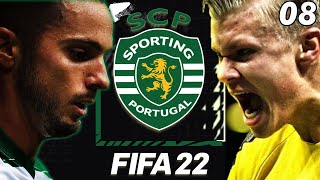 FIFA 22  Sporting Modo Carreira 08  Liga dos Campeões [upl. by Hanway]