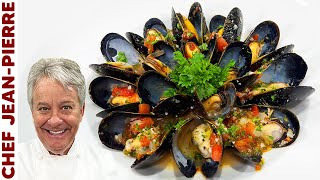 Easy Steamed Mussels  The Best Ever  Chef JeanPierre [upl. by Aivan535]