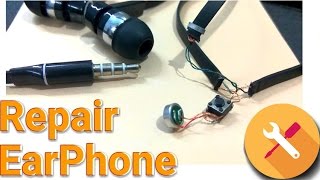 Repair Earphone  How to repair easy without soldering  Fix Headphone  KesPra ✔ [upl. by Hteboj]