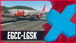 🔴XPlane 11 LIVE  Boeing 757 into Skiathos Greece LGSK  PacX [upl. by Luap394]