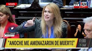 🗣 quotNo puedo salir a la calle por militantes del 2quot  Lilia Lemoine sobre Myriam Bregman [upl. by Acirederf]