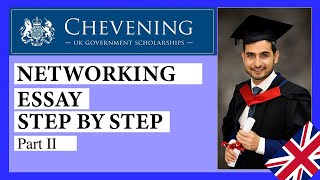 How to write Chevening Essay Networking PART 2 [upl. by Mordecai]