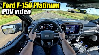 Ford F150 Platinum 50 V8  Brazil  POV VIDEO [upl. by Aneekan524]