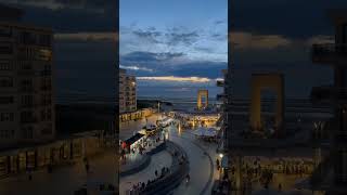 Marché nocturne à De Panne 🌊 beach nocturne paysage [upl. by Motch]