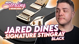 SOUNDCHECK Sterling Jared Dines Signature StingRay Black  Gear4music Guitars [upl. by Nayr]