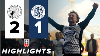 Gateshead are going to Wembley AGAIN 🏁  Gateshead 21 Macclesfield  FA TROPHY HIGHLIGHTS [upl. by Darsey]