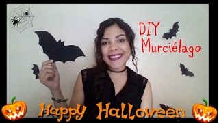 🦇🎃 Halloween Como hacer murcielagos de papel Halloween 2020 DIY Murciélago para decorar [upl. by Liscomb]