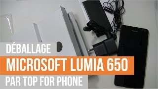 MICROSOFT LUMIA 650  déballage par TFP [upl. by Harness]