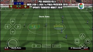 Download PES JOGRESS V35 Mod Liga 1 Liga 2 amp Piala Presiden 2019 PPSSPP Android [upl. by Eldwun]