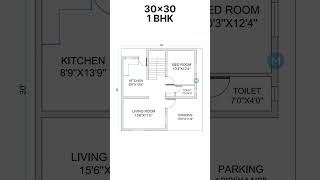 30x30 home plan design [upl. by Adelle]